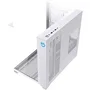 Hiditec SKY Caja Torre Gaming ATX Blanca con Triple Panel de Cristal Templado, Refrigeración para 7 Ventiladores, 2 Slots PCIe Verticales, USB Tipo-C - CHA010057